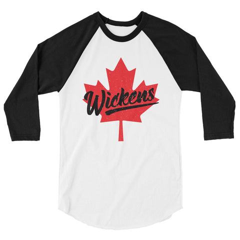 Robert Wickens Canada 3/4 sleeve raglan shirt